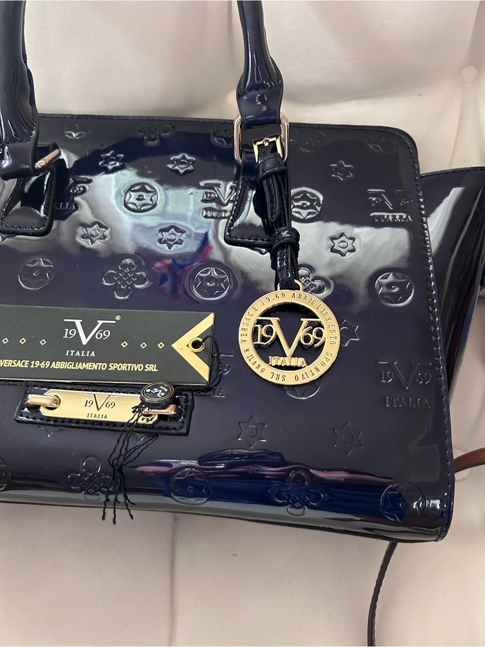 Versace 1969 Italia patent leather